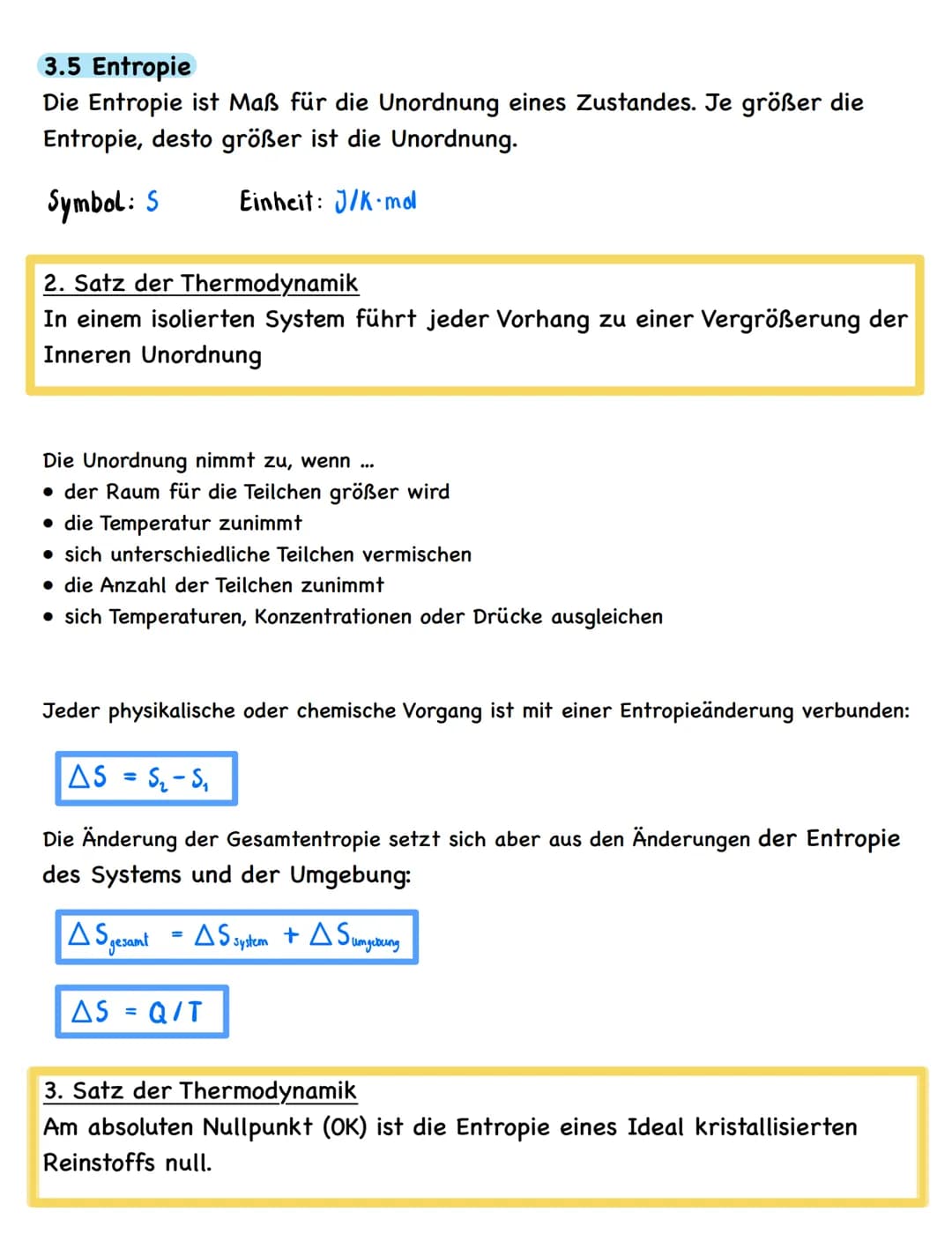 6.1 Systeme
offenes System:
• Stoff- und Energieaustausch ist möglich
geschlossenes System:
• nur Energieaustausch ist möglich
isoliertes Sy