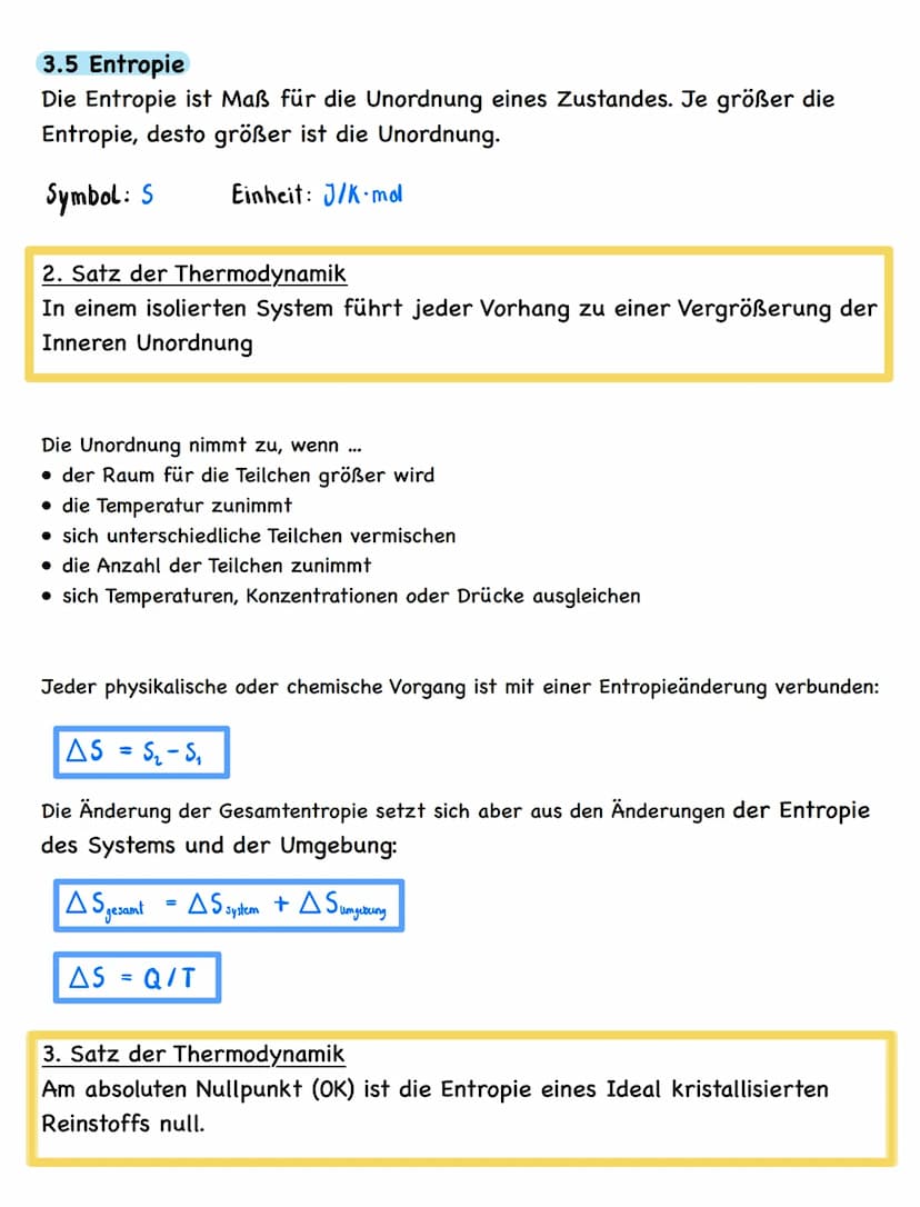6.1 Systeme
offenes System:
• Stoff- und Energieaustausch ist möglich
geschlossenes System:
• nur Energieaustausch ist möglich
isoliertes Sy
