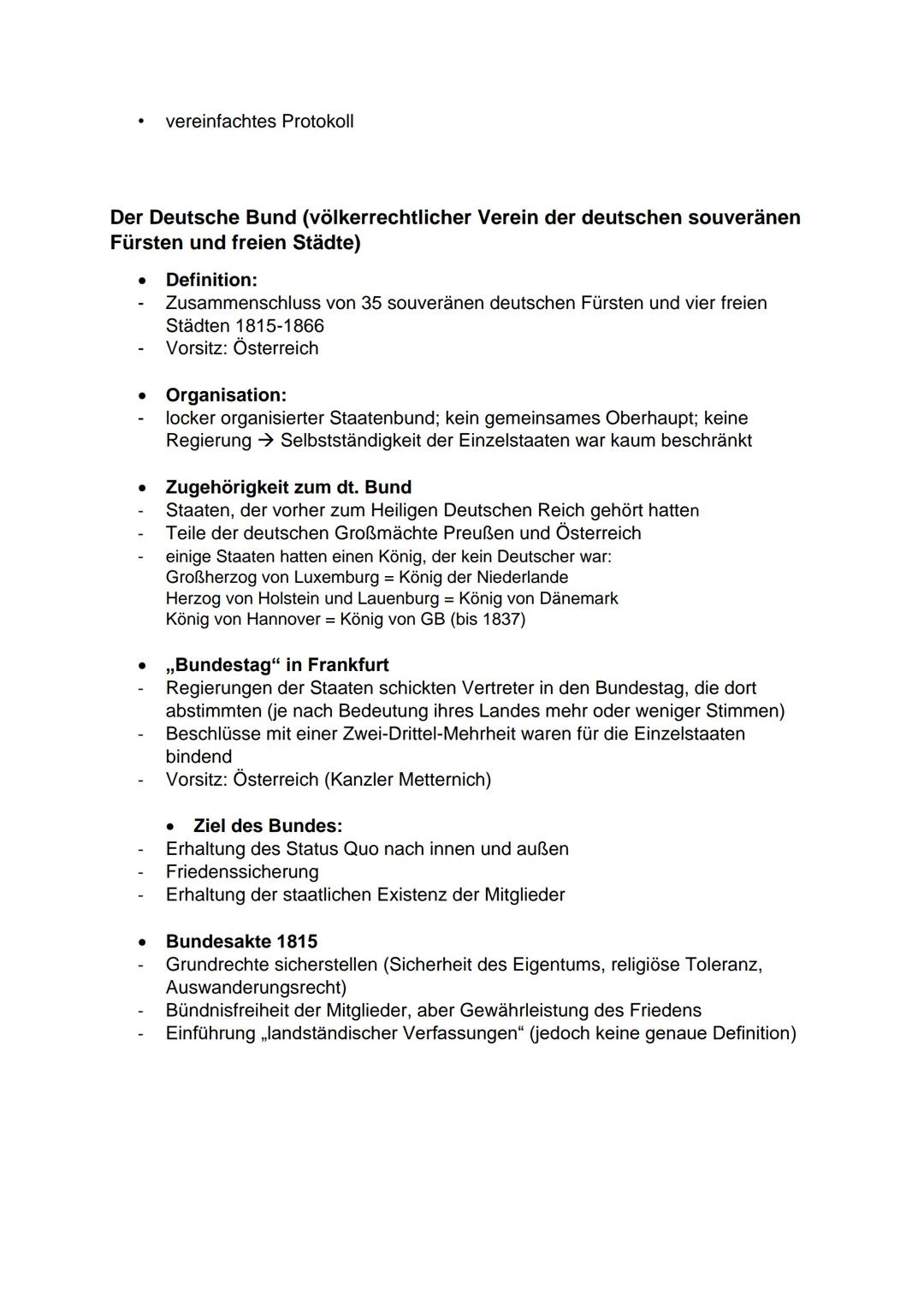 Historischer Kontext: Wiener Kongress
Napoleon hatte in den Jahren nach 1792 weite Teile Europas unter seinen
Einfluss gebracht. 1812 erlitt