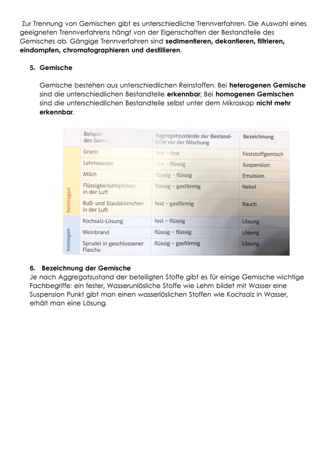 CHEMIE KLASSENARBEIT VORBEREITUNG
1. STOFFEIGENSCHAFTEN
Gegenstände bestehen aus Materialien, die man in der Chemie Stoffe nennt.
▸ Stoffe e