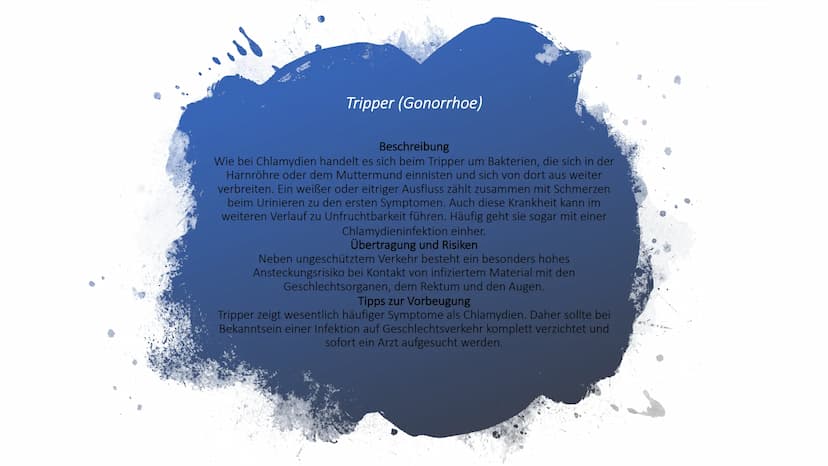 Biologie
Handout: Geschlechtskrankheiten und ihre Übertragung
Als Geschlechtskrankheiten bezeichnet man sexuell übertragbare Krankheiten (au