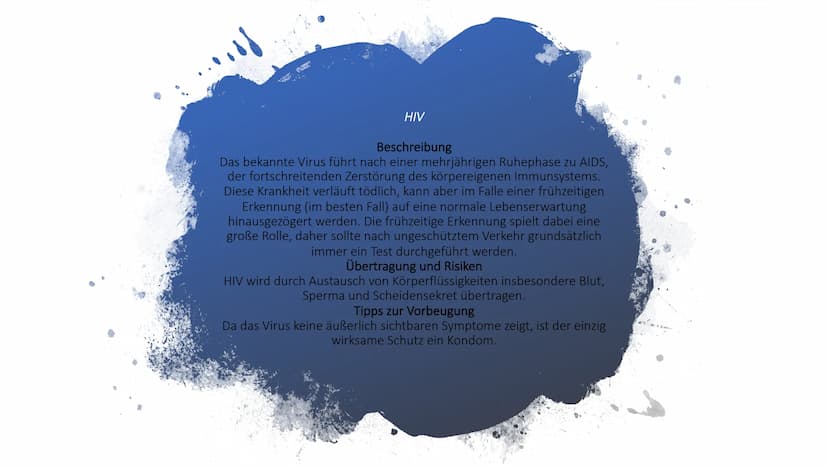 Biologie
Handout: Geschlechtskrankheiten und ihre Übertragung
Als Geschlechtskrankheiten bezeichnet man sexuell übertragbare Krankheiten (au