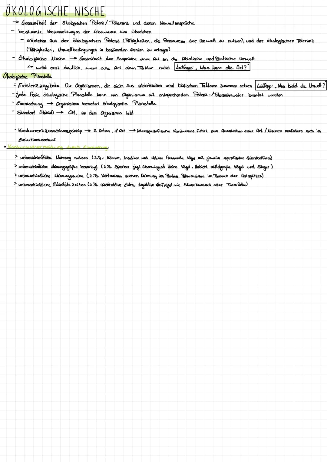 GLOSSAR
Begriffe
Ökosystem
Polihilotherm
homokilotherm
Epidermis
Coticula
osmatischer Druck
ökologische Nische
Umwelt- Kapazität (K)
Biomass
