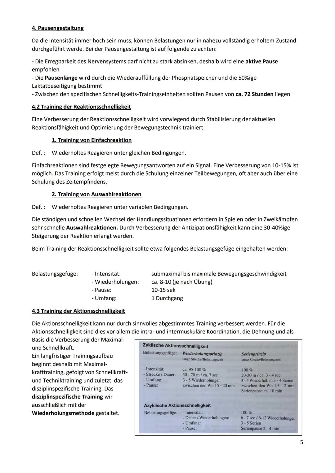 Schnelligkeit
1. Bedeutung der Schnelligkeit im Sport
Def. Schnelligkeit ist die Fähigkeit des Nerv-Muskel-Systems, motorische Aktionen in e