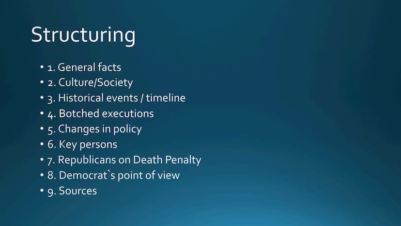 Death Penalty - important vocabulary
imprisonment - Inhaftierung
custodial sentence - Haftstrafe; to take someome into custody jmd. In Haft 