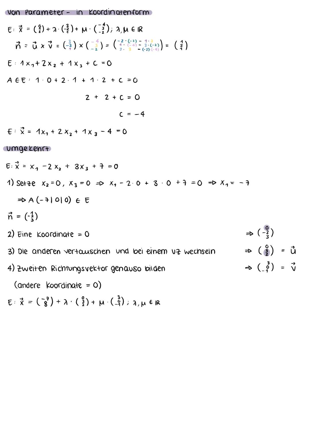 # Geometrie

5. GERADEN UND EBENEN IM RAUM

5.1 Grundbegriffe

Vektor: Beschreibt, wie man von Punkt A zu Punkt B kommt

→ Koordinatendarste
