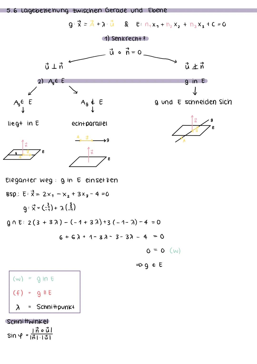 # Geometrie

5. GERADEN UND EBENEN IM RAUM

5.1 Grundbegriffe

Vektor: Beschreibt, wie man von Punkt A zu Punkt B kommt

→ Koordinatendarste