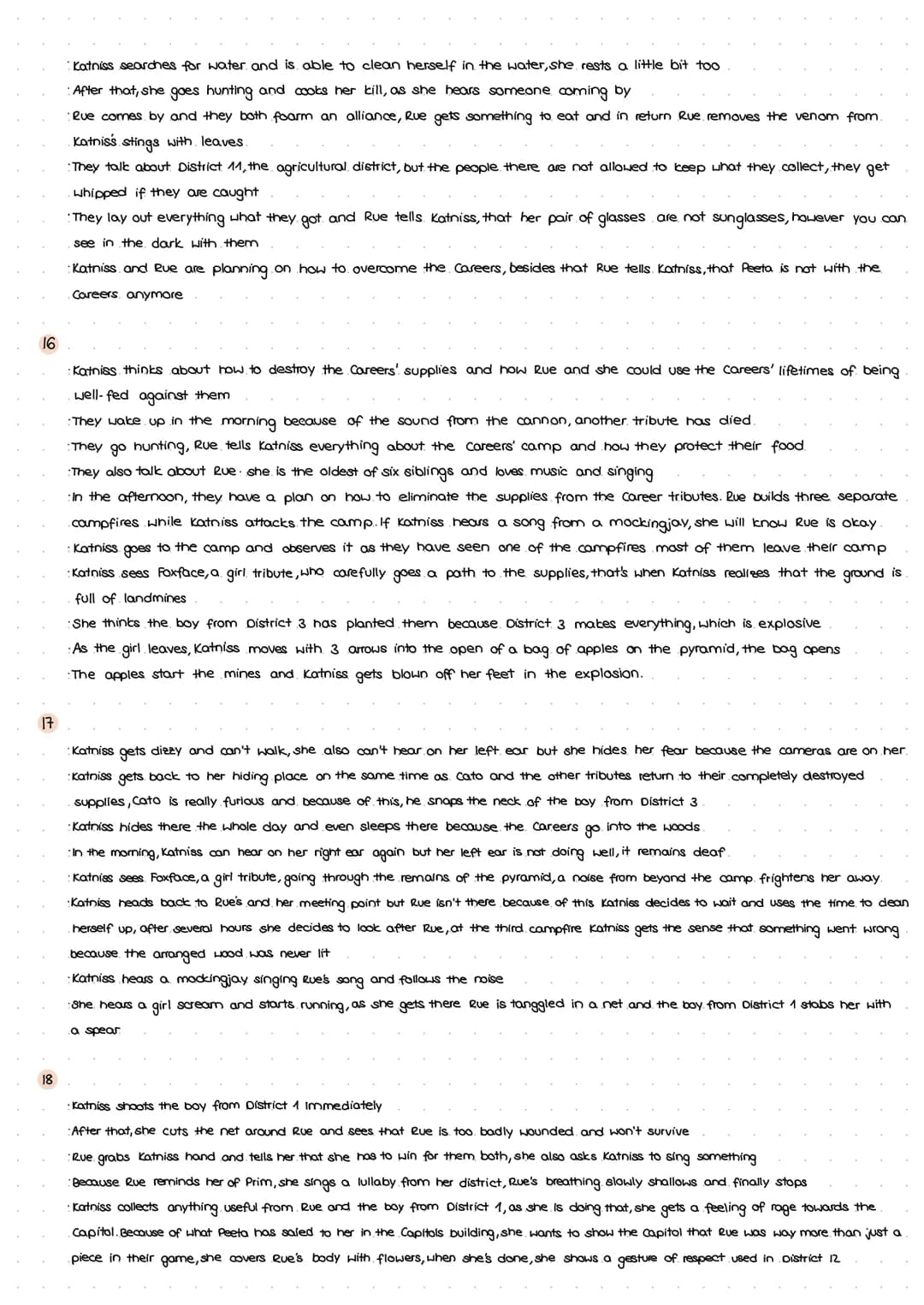 Part 1 "The Tributes"
1
Summary Chapter 1&2
Katniss lives with her sister Prim and her mother in District 12 (her father died in a mine expl