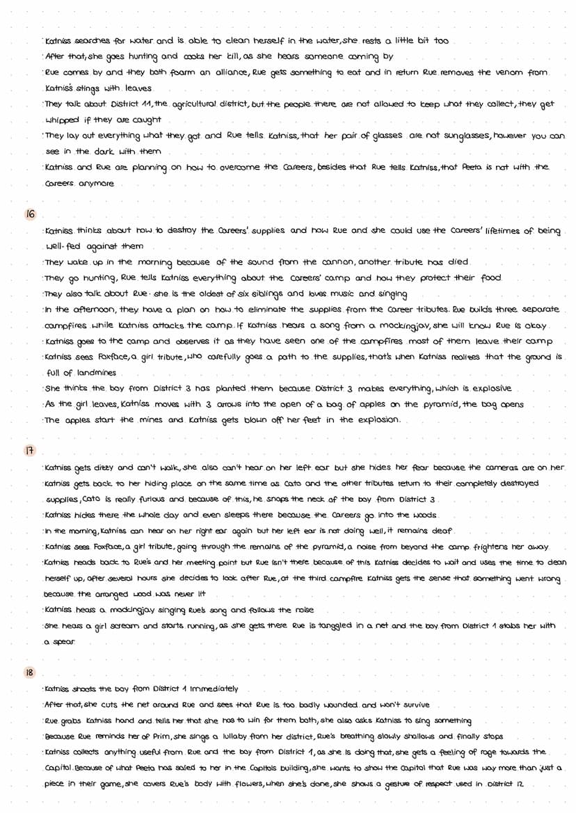 Part 1 "The Tributes"
1
Summary Chapter 1&2
Katniss lives with her sister Prim and her mother in District 12 (her father died in a mine expl