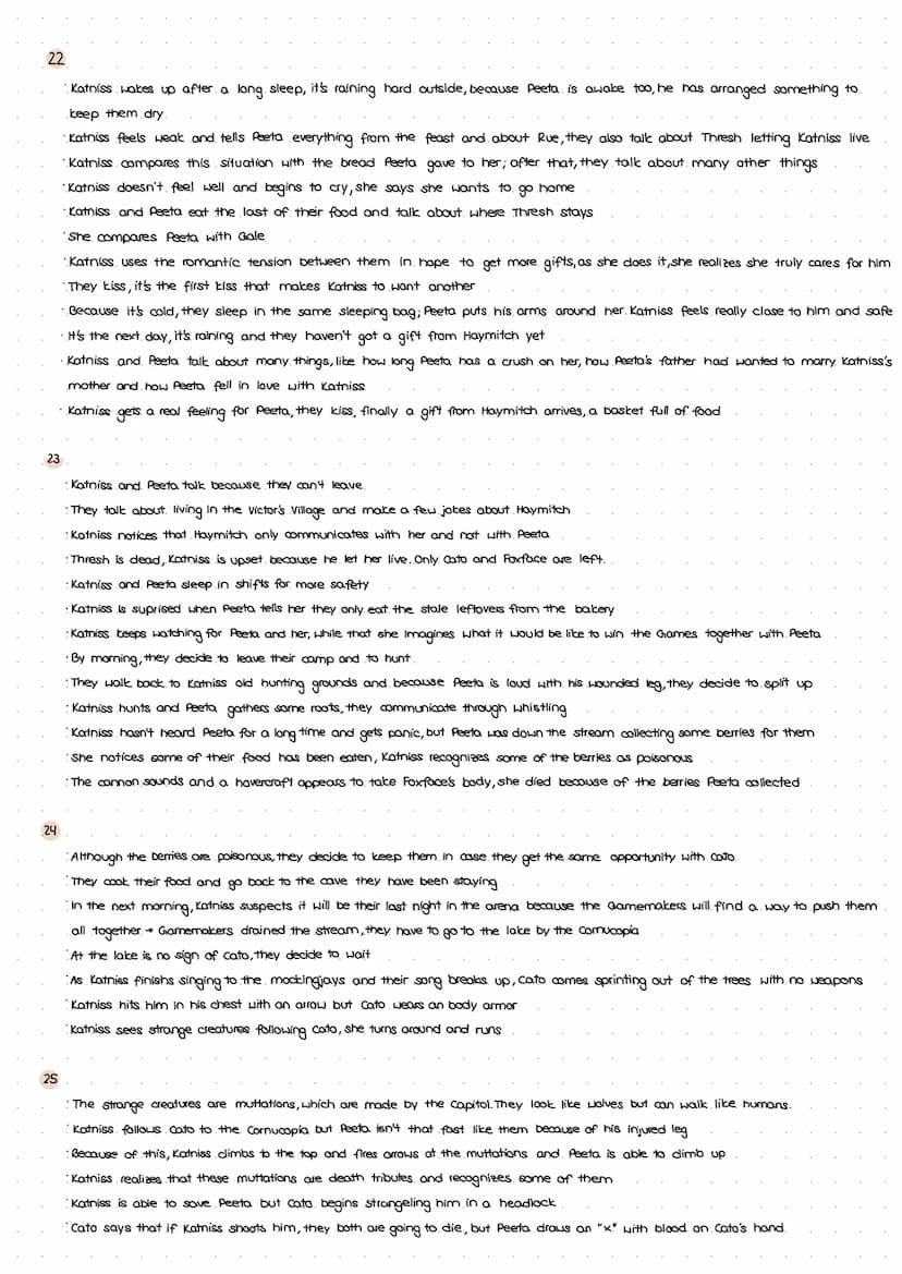 Part 1 "The Tributes"
1
Summary Chapter 1&2
Katniss lives with her sister Prim and her mother in District 12 (her father died in a mine expl