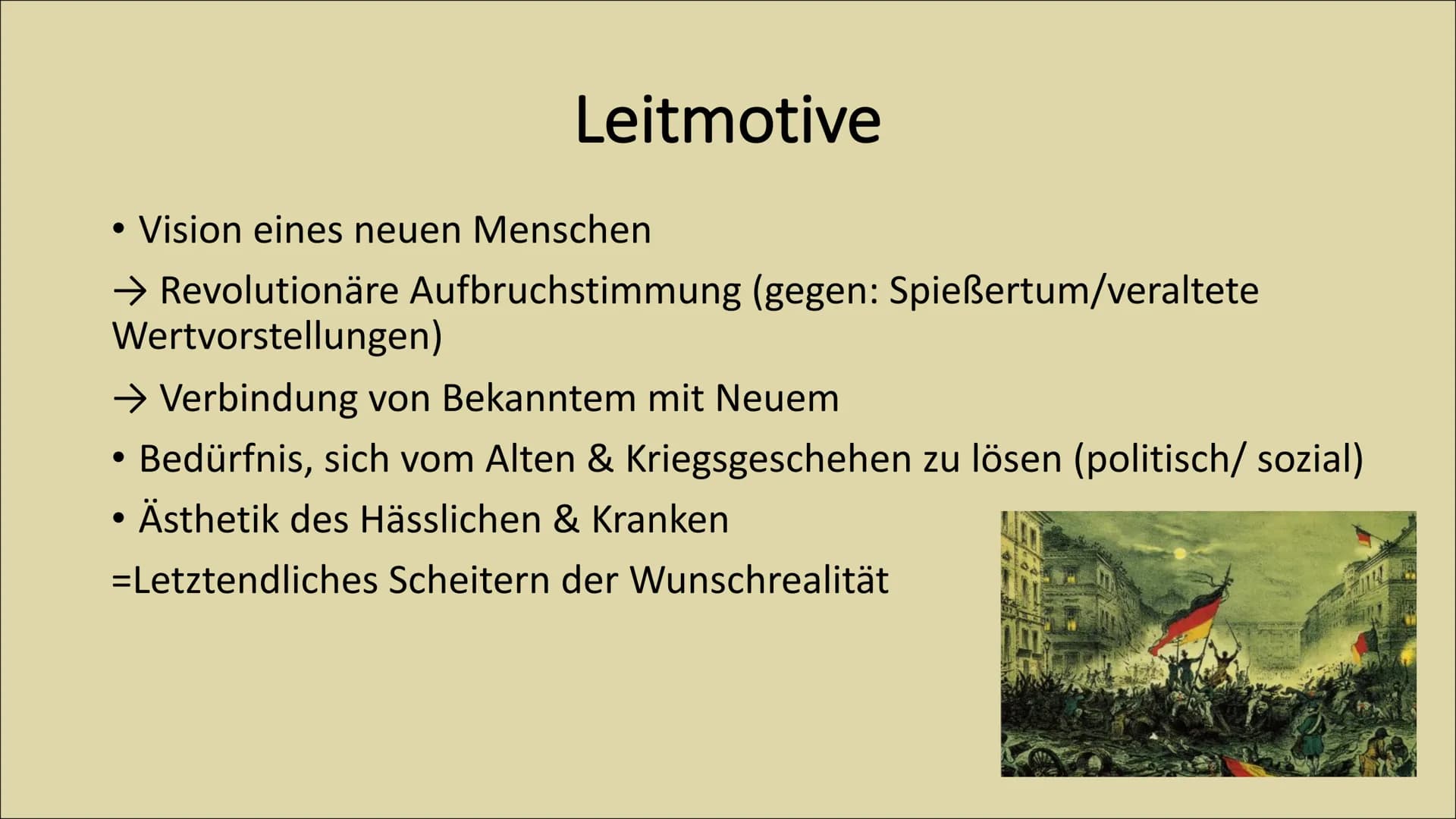 Expressionismus ●
●
●
Einstieg in das Thema
Zeitliche Einordnung
Historischer Kontext
Leitmotive
Ziel
Sprache
Lyrik
Gliederung
Bekannte Auto