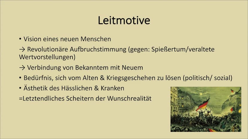 Expressionismus ●
●
●
Einstieg in das Thema
Zeitliche Einordnung
Historischer Kontext
Leitmotive
Ziel
Sprache
Lyrik
Gliederung
Bekannte Auto