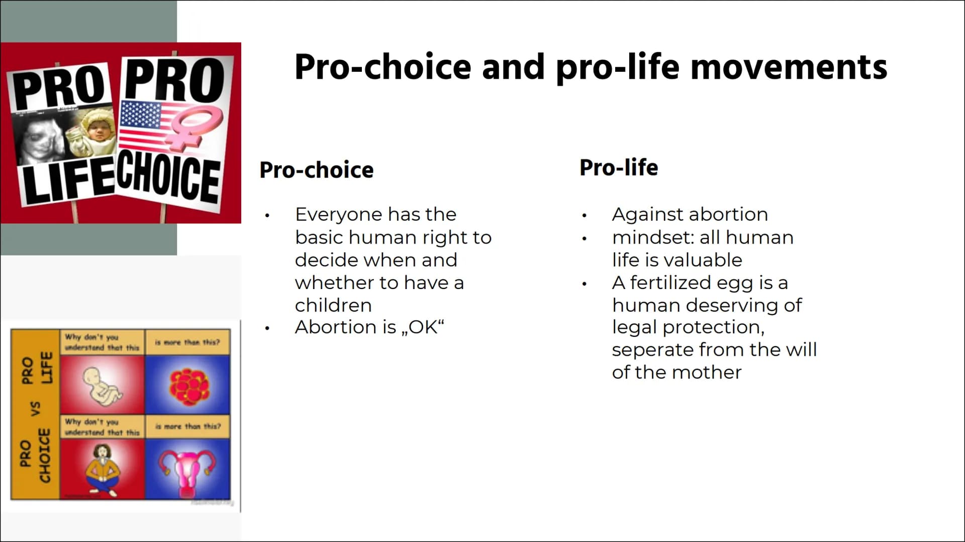 Abortion in
the USA
today
TY LIO
ST
SITESUN
STUDENTSFORLIFE.ORG
Feminist Majority Foundation
KEEP
ABORTI
AM THE
PRO-LIFE SAFE A
STUDENTSFORL