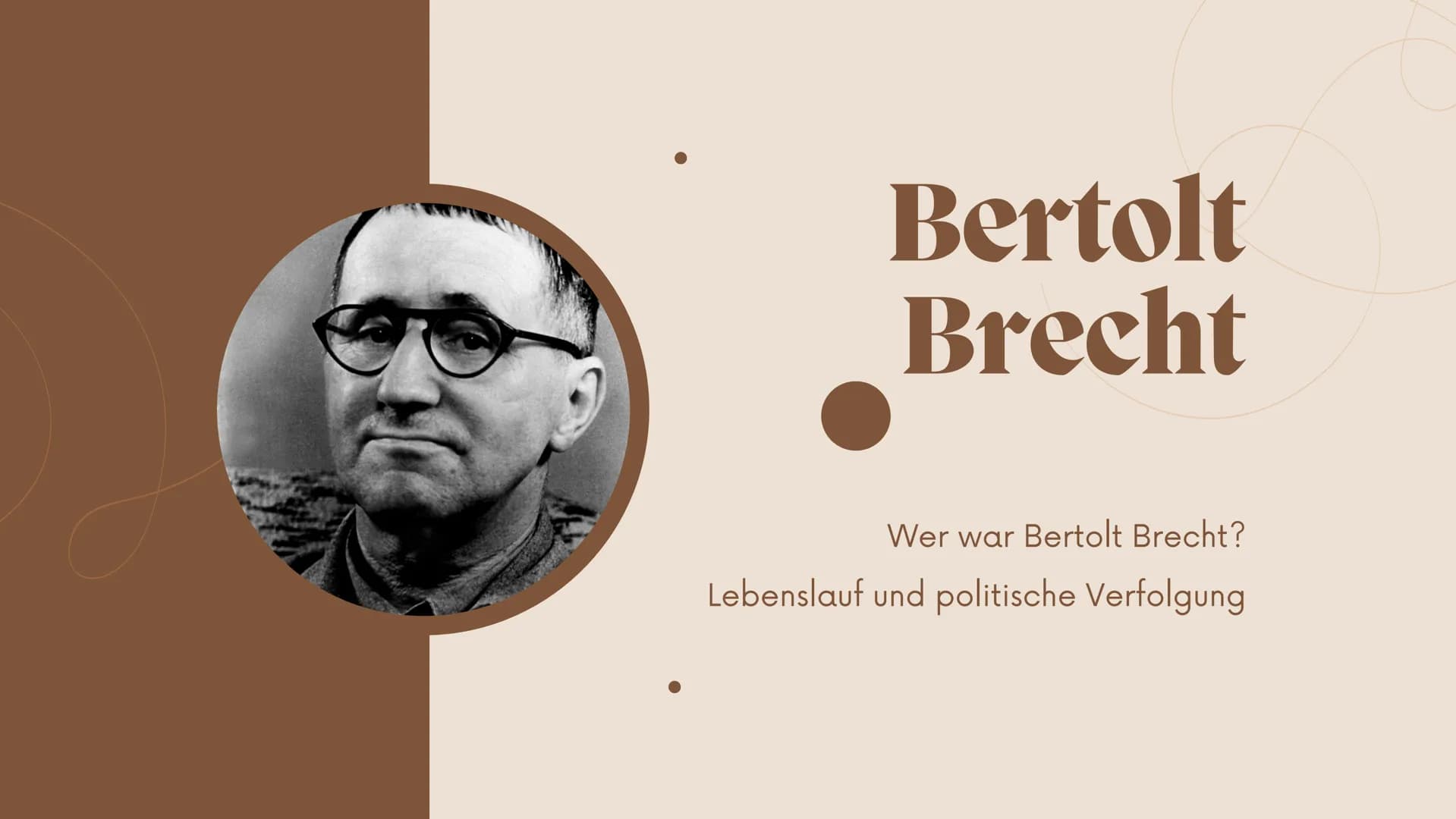 Der gute
Mensch von
Sezuan & das
epische
Theater
Linda und Mimi Der Tabakladen
SCHLAU
SOZIAL
YA
Inhalt
Bertolt Brecht
Lebenslauf
O
politisch