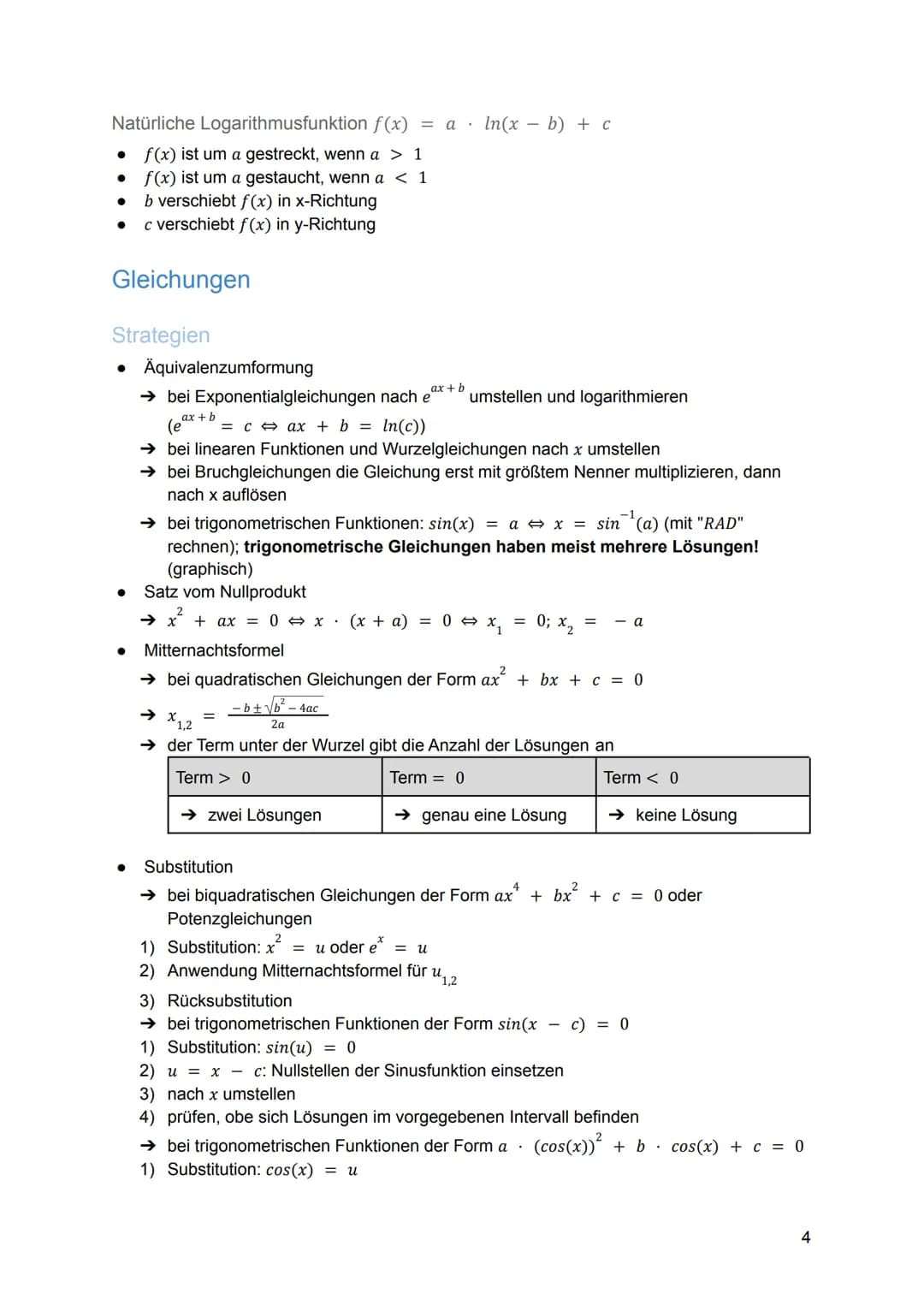 
<h2 id="analysis">Analysis</h2>
<h3 id="funktionen">Funktionen</h3>
<p>Die ganzrationalen Funktionen n-1 + a₁x¹ + ax; neN heißen auch Polyn