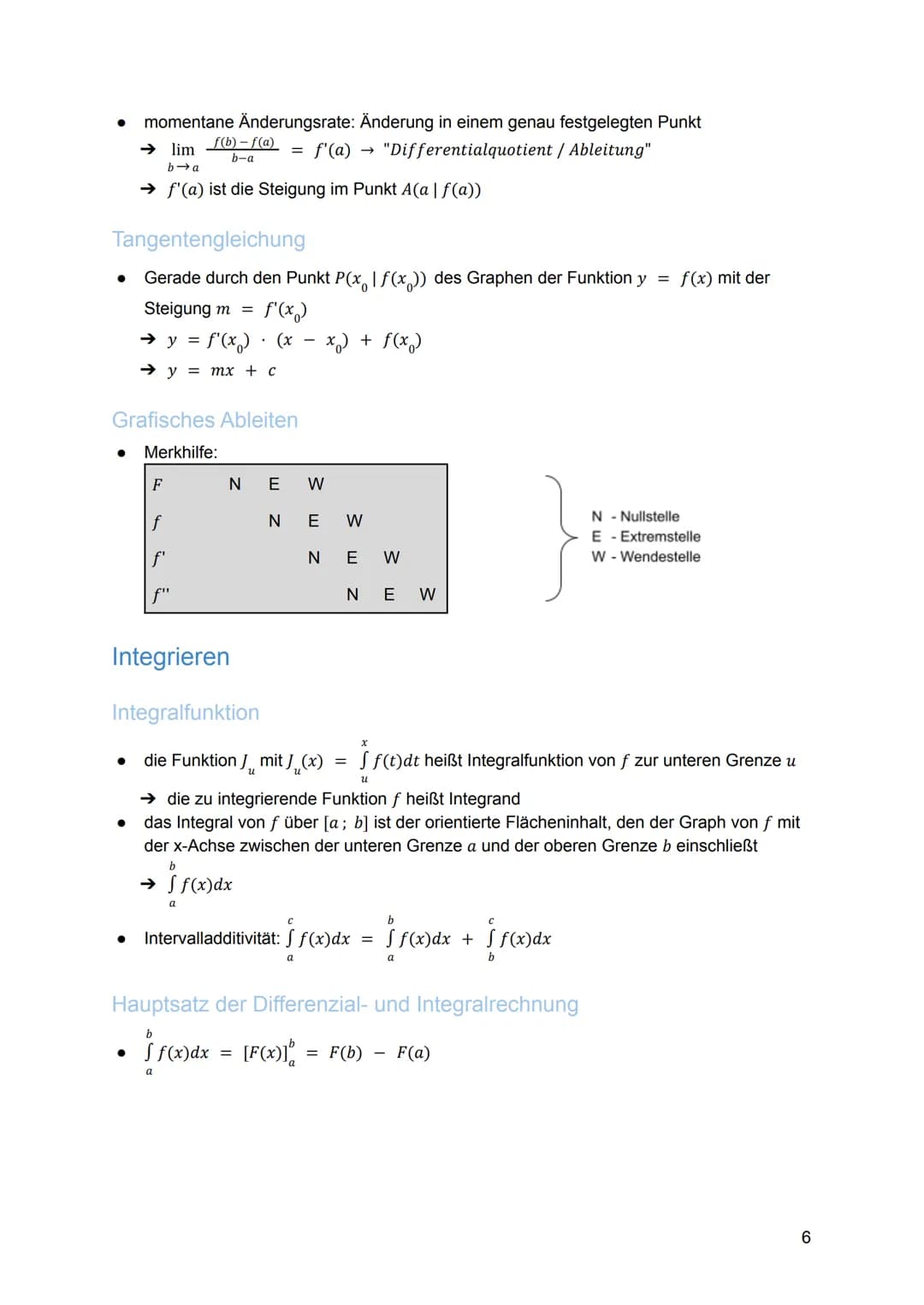 
<h2 id="analysis">Analysis</h2>
<h3 id="funktionen">Funktionen</h3>
<p>Die ganzrationalen Funktionen n-1 + a₁x¹ + ax; neN heißen auch Polyn