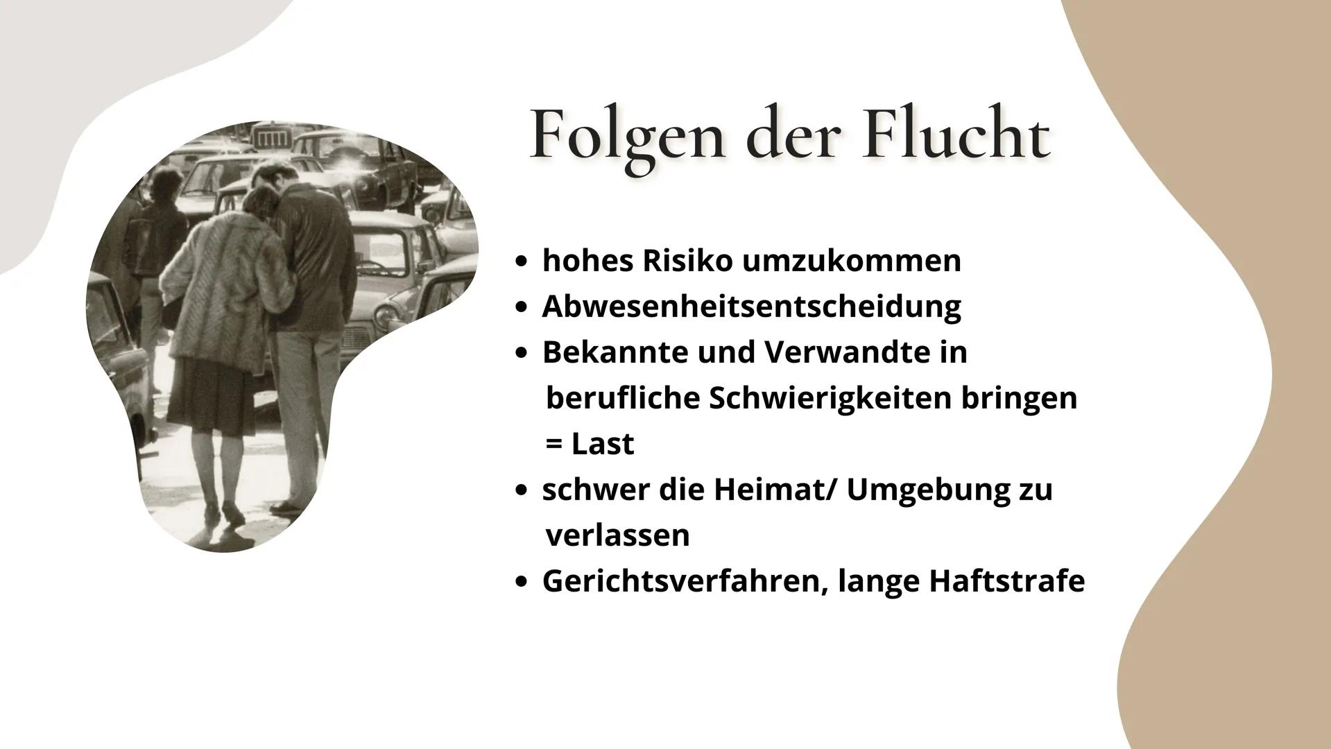 DDR
Fluchtversuche # Inhalt

04 Bekannte Fluchtbeispiele

05 Folgen der Flucht

ΟΙ Allgemeines

06 Mauermuseum

Informationen
02 zur Flucht
