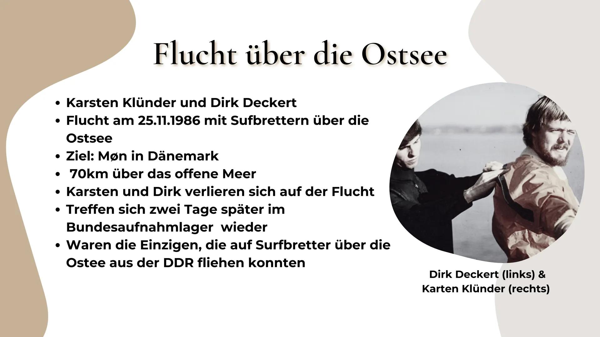 DDR
Fluchtversuche # Inhalt

04 Bekannte Fluchtbeispiele

05 Folgen der Flucht

ΟΙ Allgemeines

06 Mauermuseum

Informationen
02 zur Flucht
