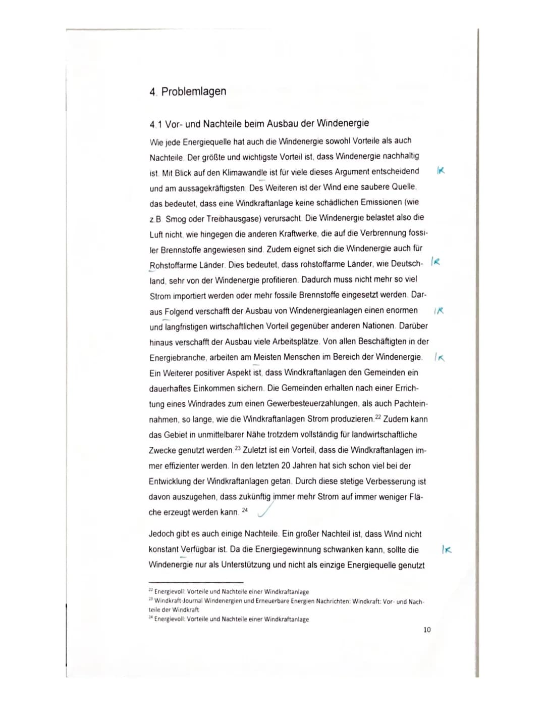 um
"Energiegewinnung durch Windkraft in Deutschland -
Ausbau um jeden Preis?"
Schriftliche Facharbeit im Fach Geographie LK.
08. April 2022
