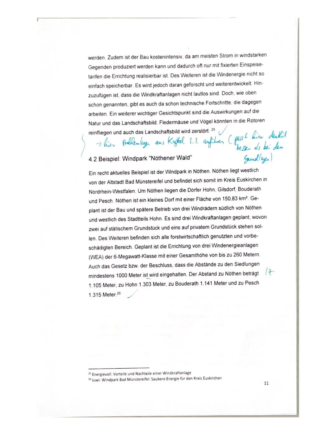 um
"Energiegewinnung durch Windkraft in Deutschland -
Ausbau um jeden Preis?"
Schriftliche Facharbeit im Fach Geographie LK.
08. April 2022
