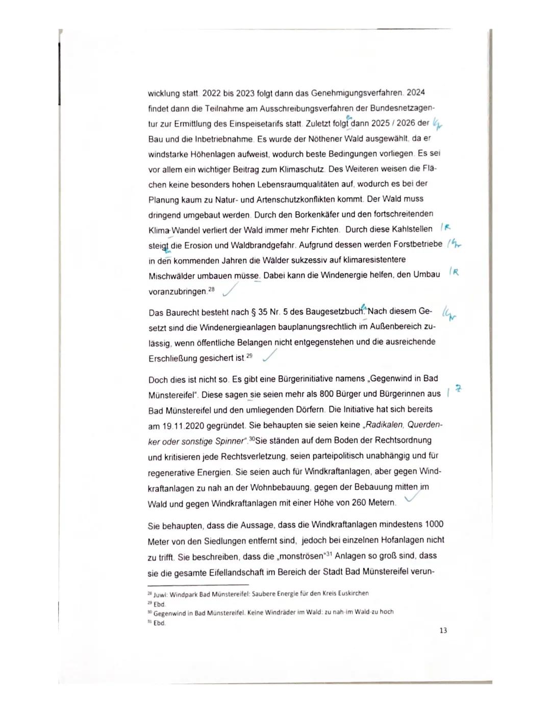 um
"Energiegewinnung durch Windkraft in Deutschland -
Ausbau um jeden Preis?"
Schriftliche Facharbeit im Fach Geographie LK.
08. April 2022
