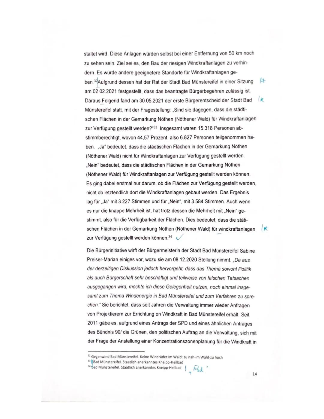 um
"Energiegewinnung durch Windkraft in Deutschland -
Ausbau um jeden Preis?"
Schriftliche Facharbeit im Fach Geographie LK.
08. April 2022
