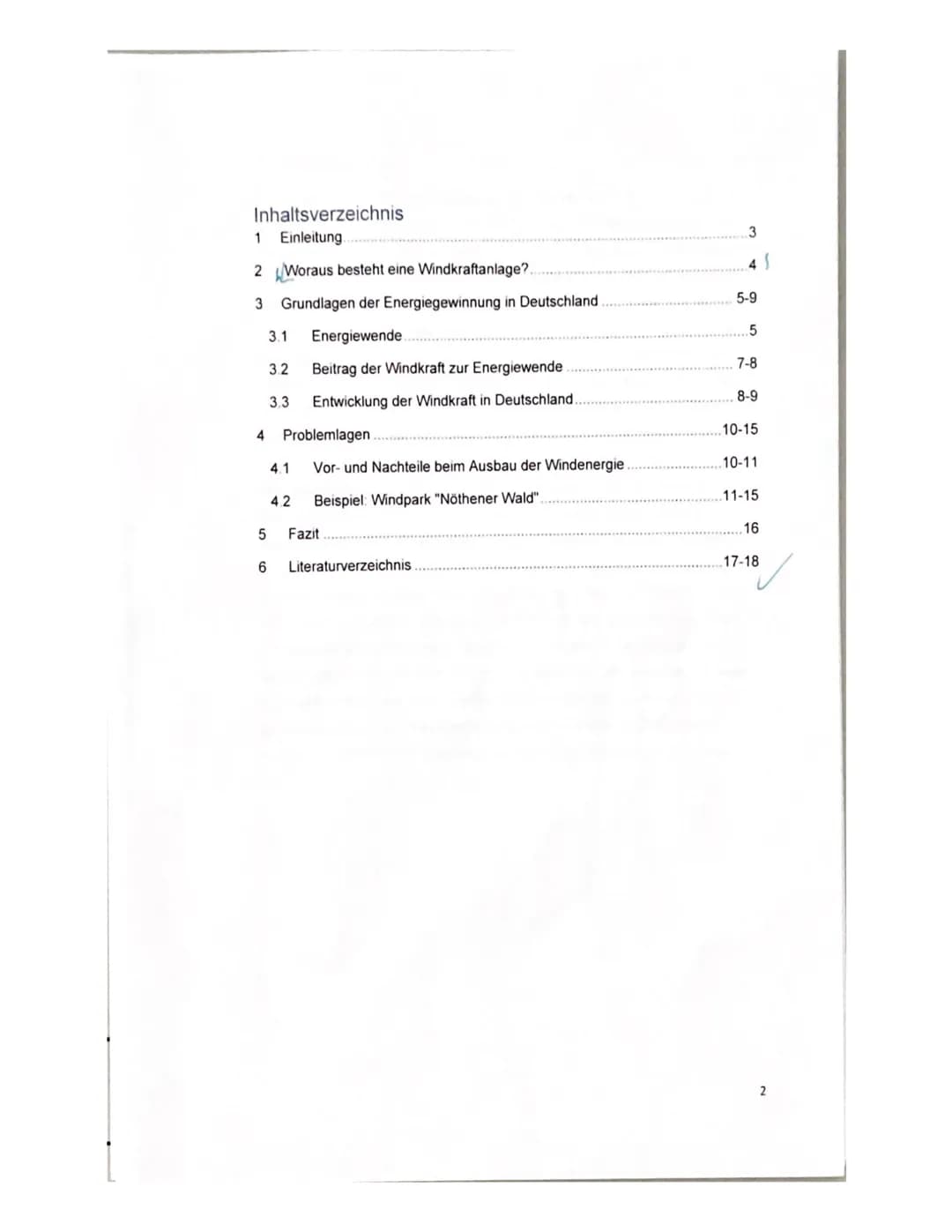 um
"Energiegewinnung durch Windkraft in Deutschland -
Ausbau um jeden Preis?"
Schriftliche Facharbeit im Fach Geographie LK.
08. April 2022
