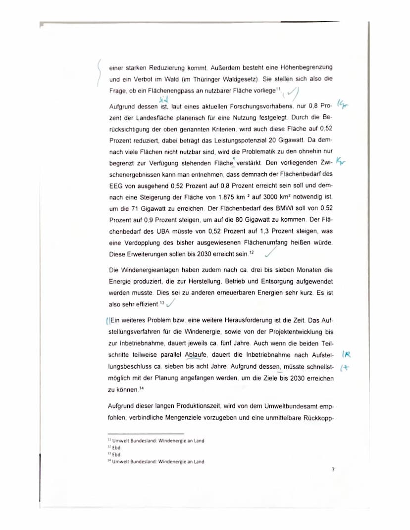 um
"Energiegewinnung durch Windkraft in Deutschland -
Ausbau um jeden Preis?"
Schriftliche Facharbeit im Fach Geographie LK.
08. April 2022
