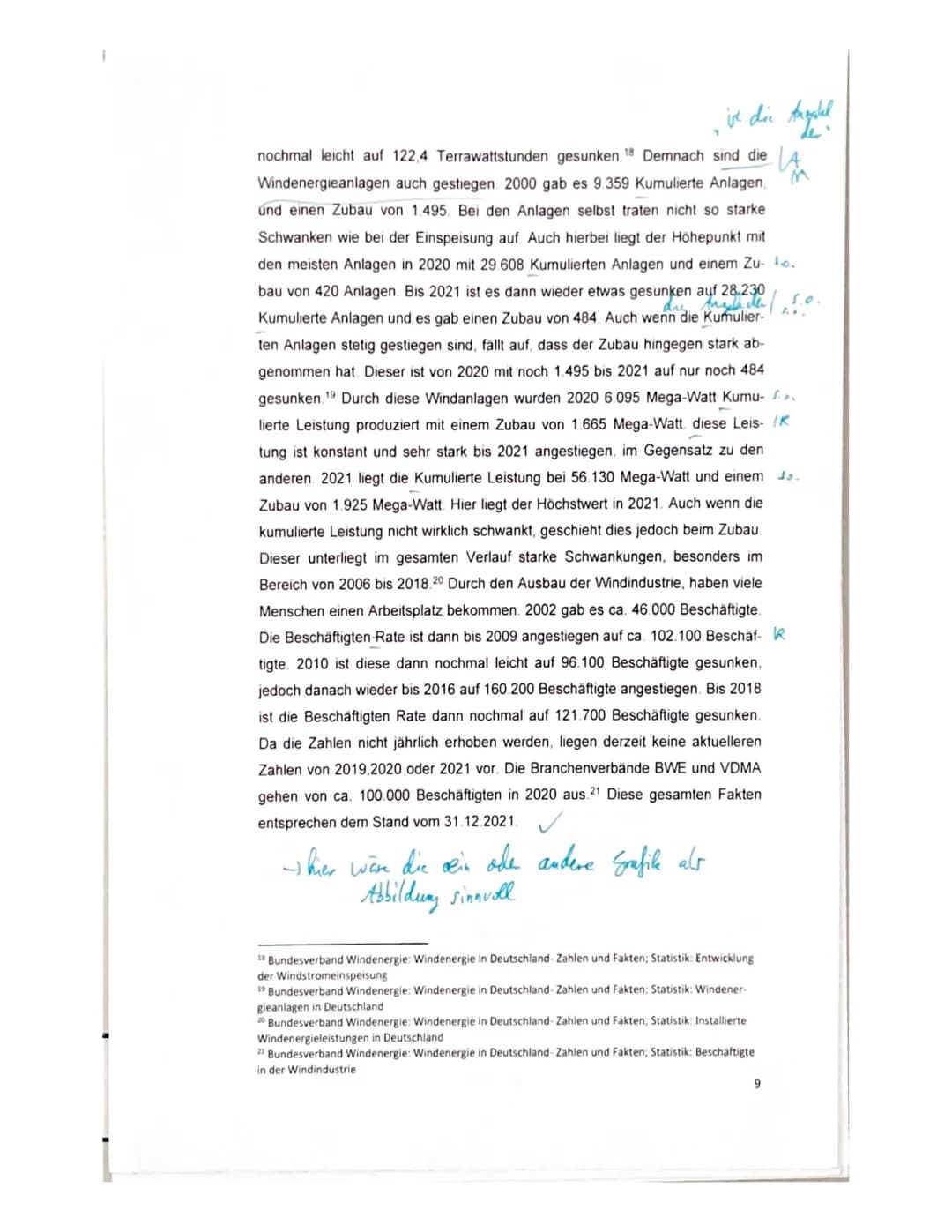 um
"Energiegewinnung durch Windkraft in Deutschland -
Ausbau um jeden Preis?"
Schriftliche Facharbeit im Fach Geographie LK.
08. April 2022
