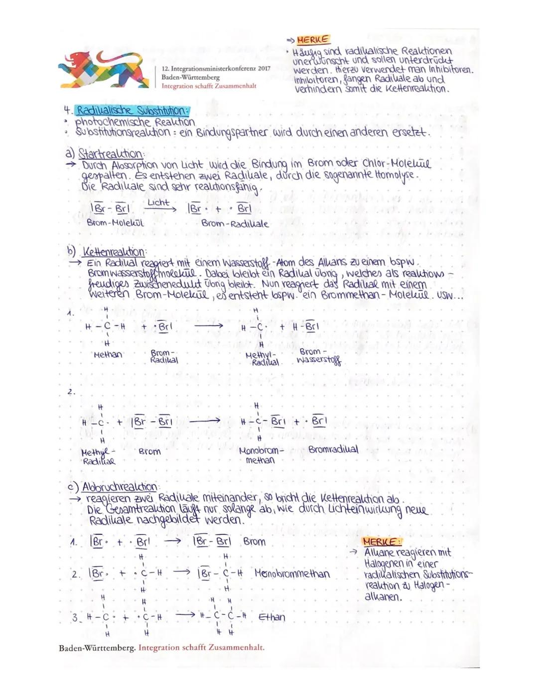 Q1
Chemie
Kohlenwasserstoffe:
→Alkane & Alkene: Nomenklatur, homologe Reihen, Konstitutionsisomerie
1. Alkane → radikalische Substitution, t