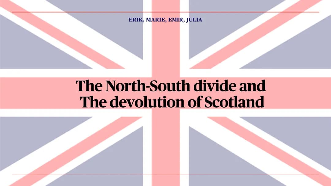 North South Divide in the UK