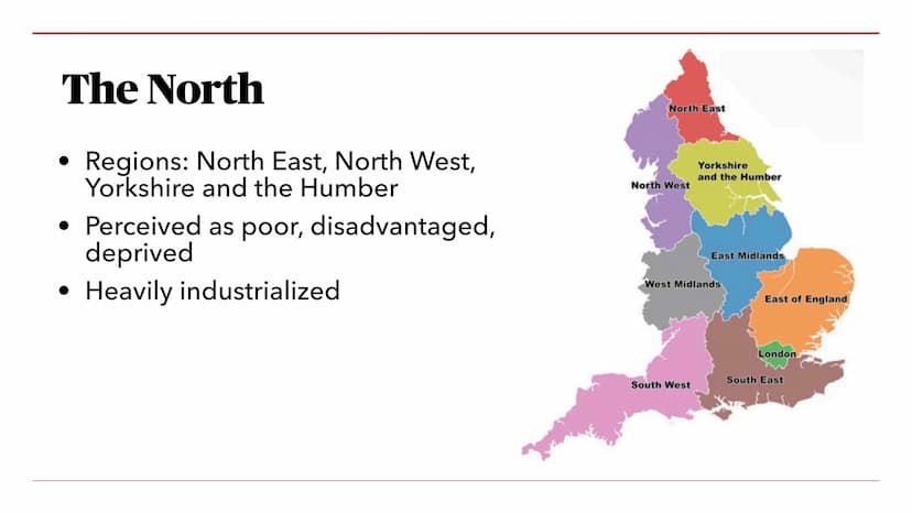 ERIK, MARIE, EMIR, JULIA
The North-South divide and
The devolution of Scotland Contents I. - The North-South divide
1. Existence
2. The Midl