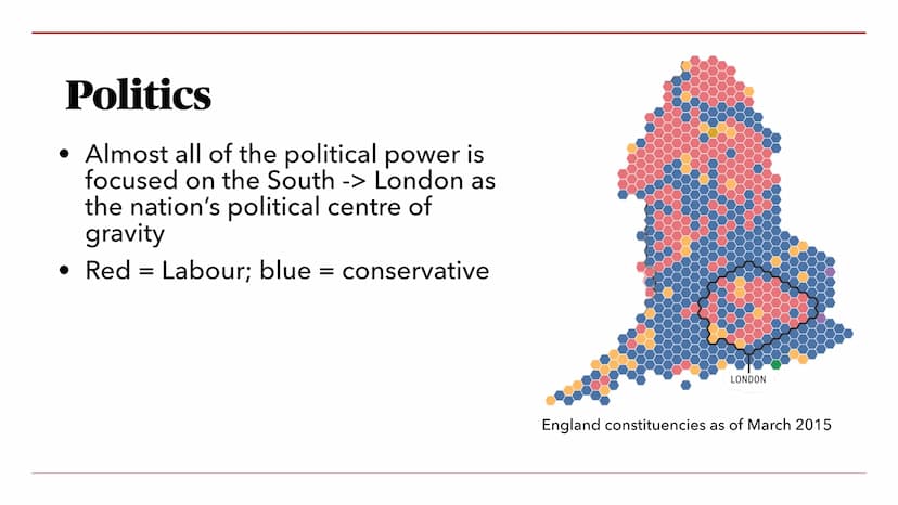 ERIK, MARIE, EMIR, JULIA
The North-South divide and
The devolution of Scotland Contents I. - The North-South divide
1. Existence
2. The Midl