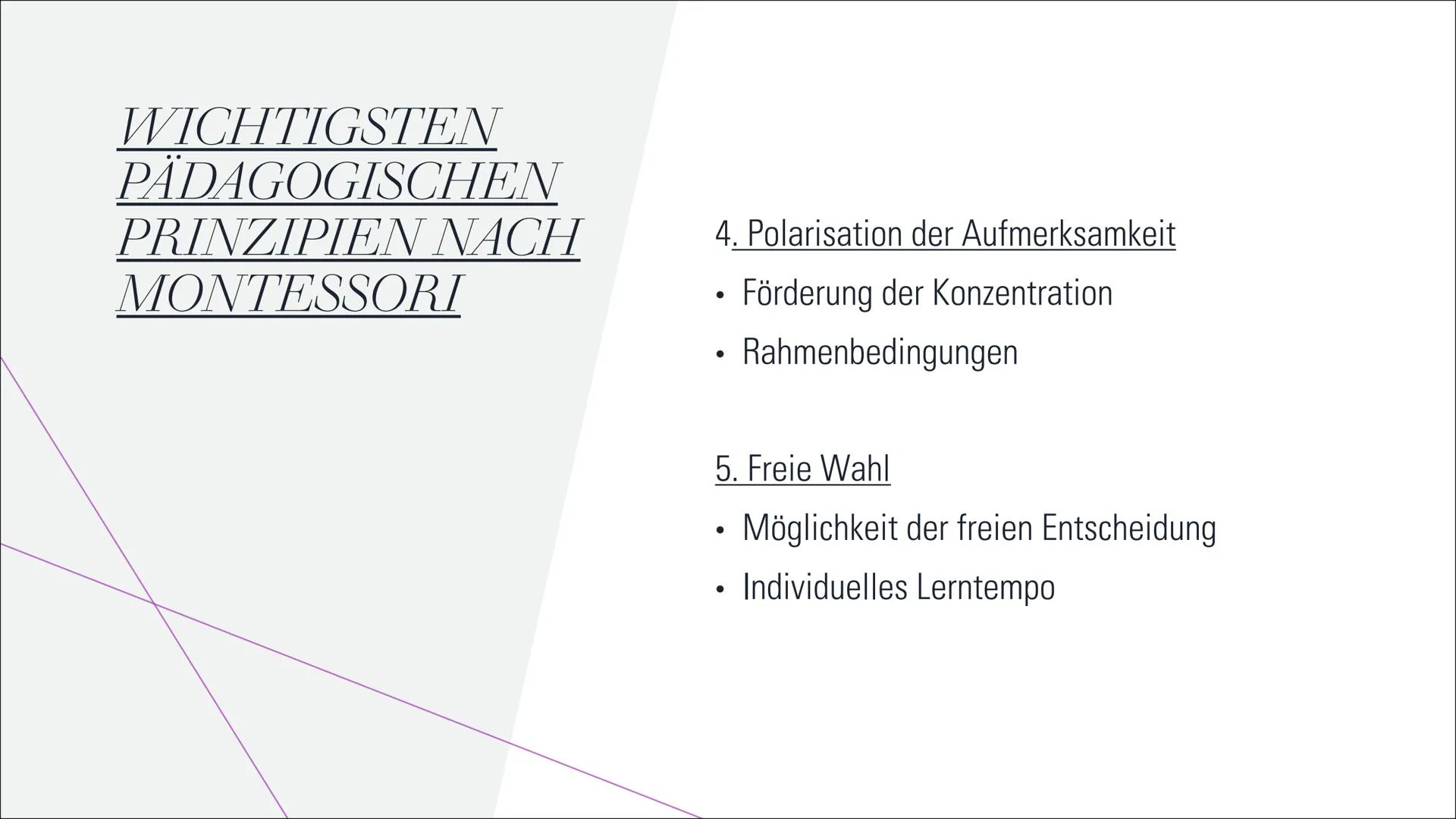 MARIA
MONTESSORI INHALTS-
VERZEICHNIS
Maria Montessori
Montessori- Schulen
Montessori Pädagogik
Biographie
Schulen
Ziele & Grundannahmen
Erz