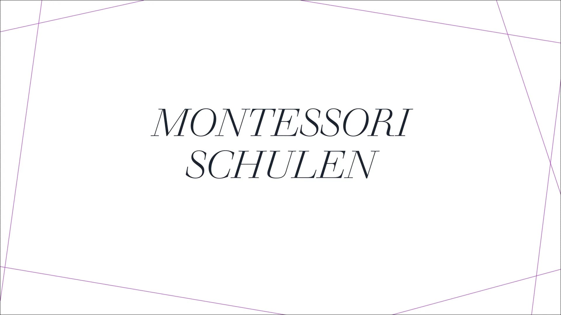 MARIA
MONTESSORI INHALTS-
VERZEICHNIS
Maria Montessori
Montessori- Schulen
Montessori Pädagogik
Biographie
Schulen
Ziele & Grundannahmen
Erz