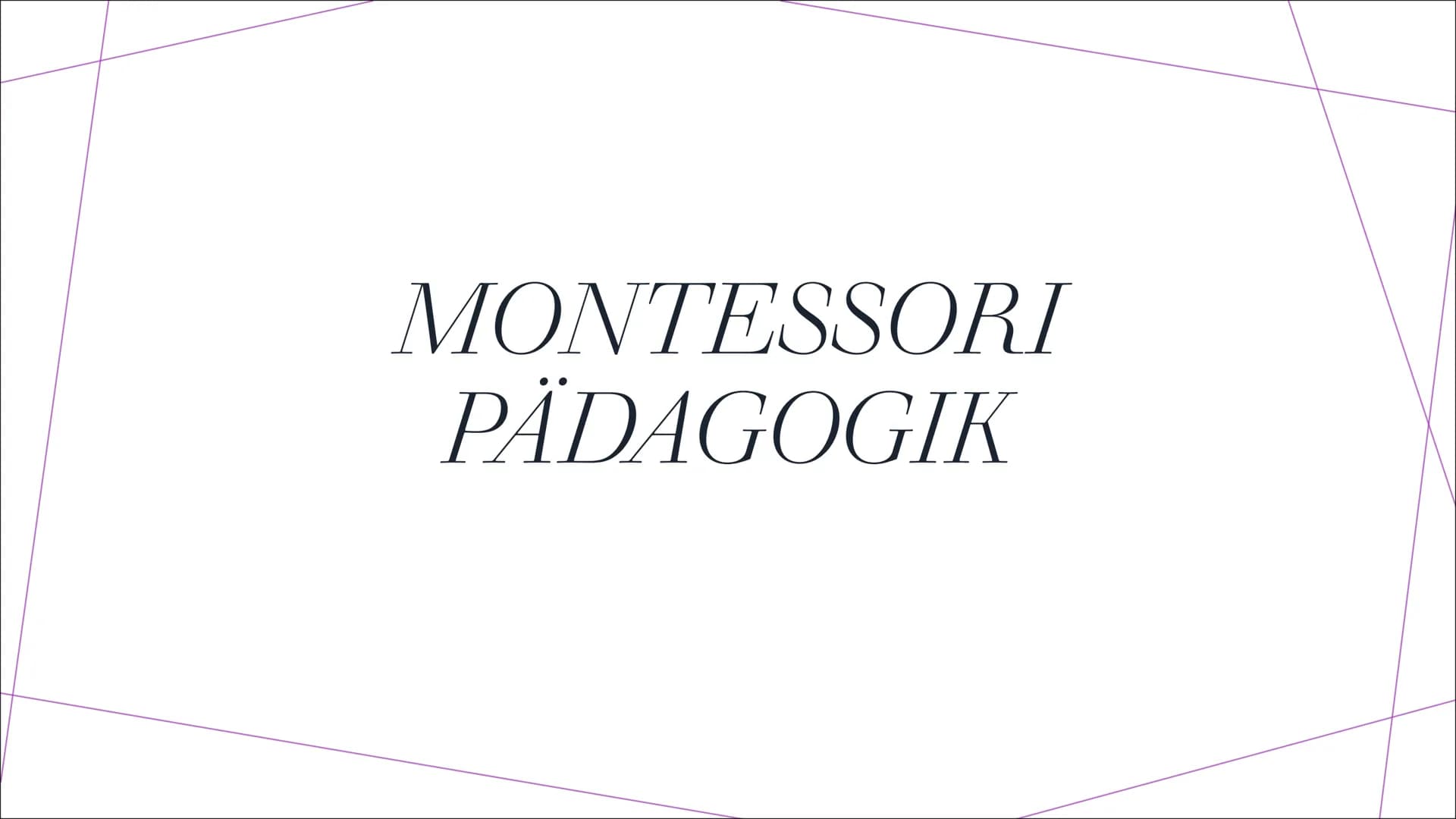 MARIA
MONTESSORI INHALTS-
VERZEICHNIS
Maria Montessori
Montessori- Schulen
Montessori Pädagogik
Biographie
Schulen
Ziele & Grundannahmen
Erz