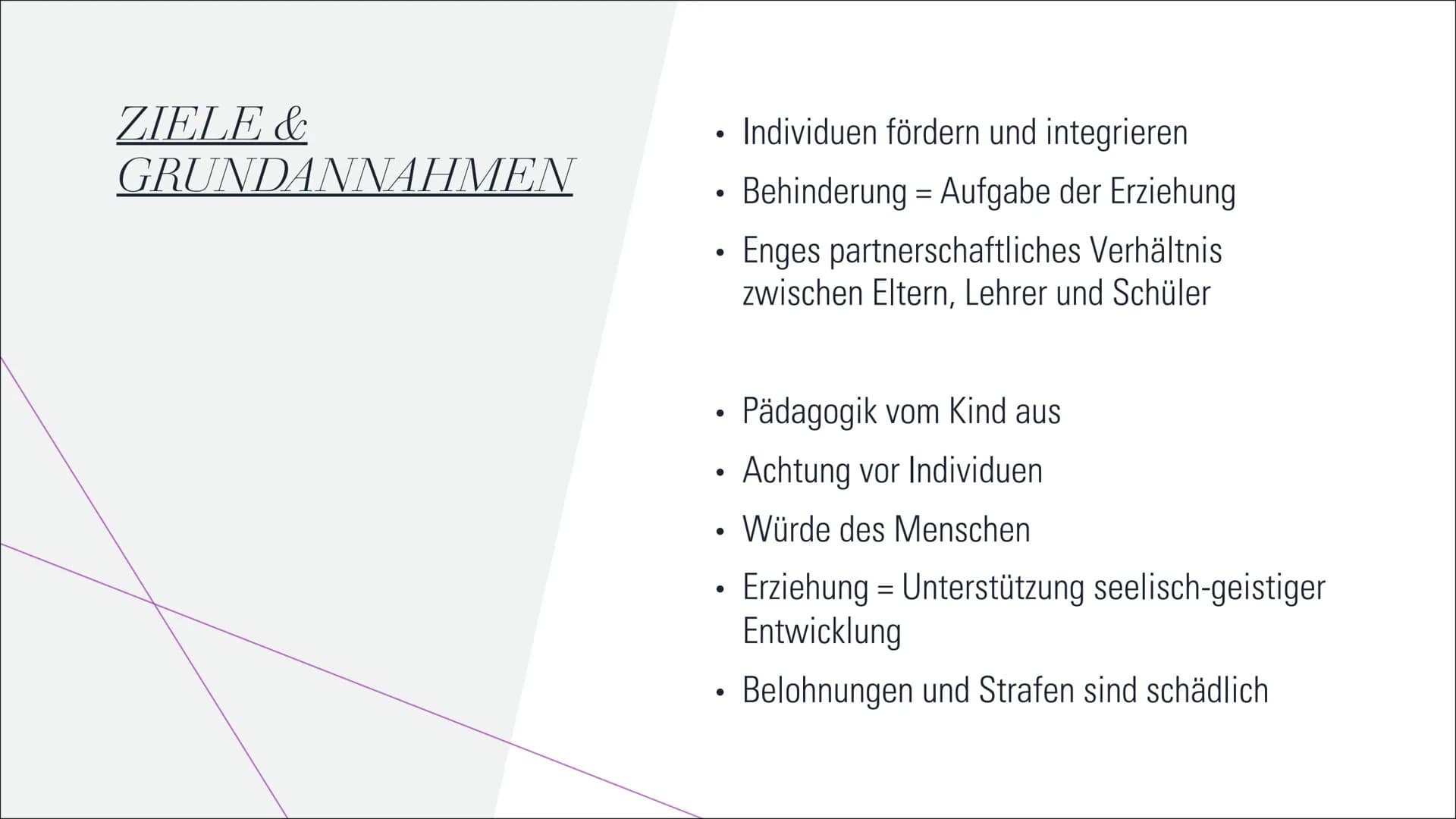 MARIA
MONTESSORI INHALTS-
VERZEICHNIS
Maria Montessori
Montessori- Schulen
Montessori Pädagogik
Biographie
Schulen
Ziele & Grundannahmen
Erz