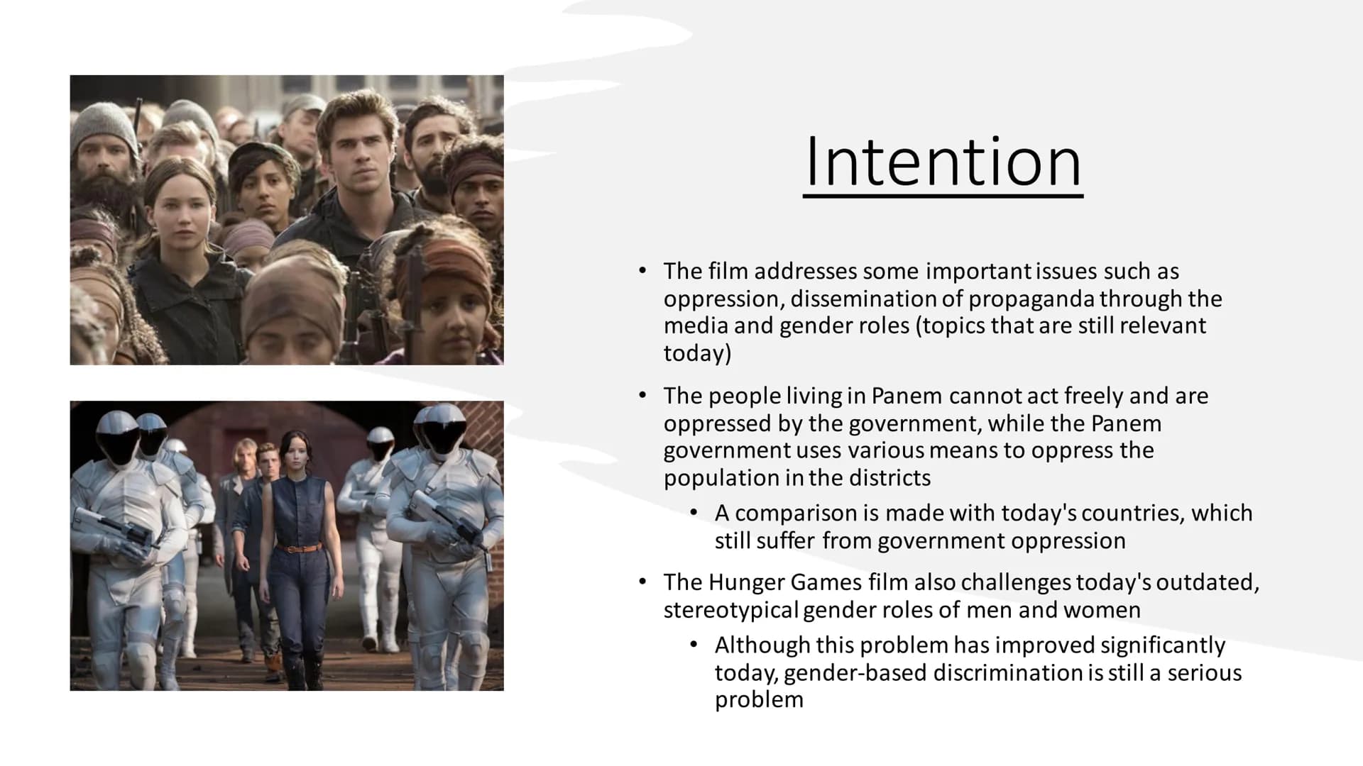 The Hunger
Games Table of Contents
Definition Utopia/Dystopia
General information
Summary/The Key Moments
Setting
Characters
Dystopian eleme