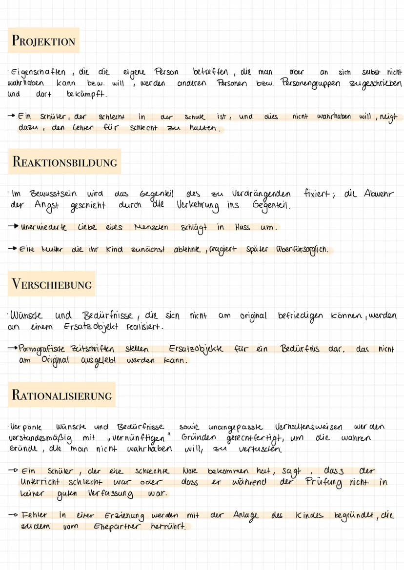PÄDAGOGIK
DAS UNBEWUSSTE UND DAS VORBEWUSSTE
DAS UNBEWUSSTE
LERNZETTEL
wir
Mit unbewusst bezeichnen
que
seelischen Vorgänge, die nicht bzw. 