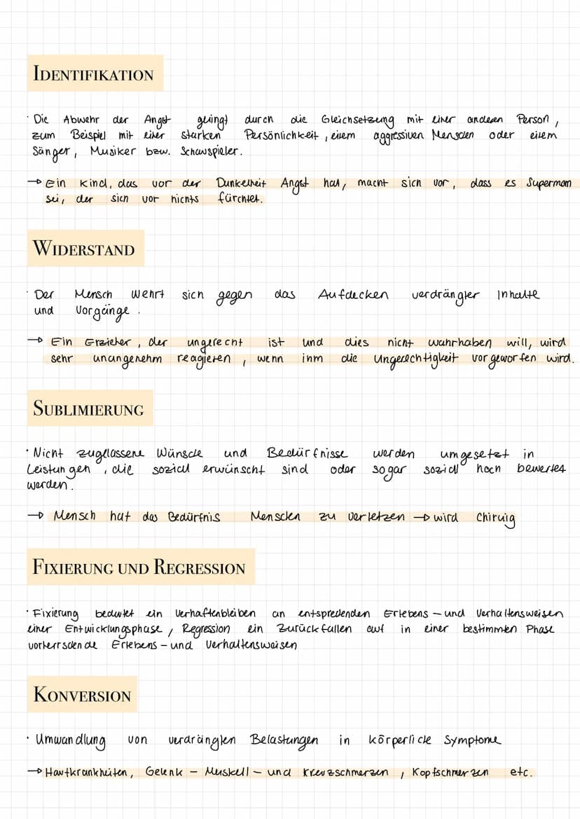PÄDAGOGIK
DAS UNBEWUSSTE UND DAS VORBEWUSSTE
DAS UNBEWUSSTE
LERNZETTEL
wir
Mit unbewusst bezeichnen
que
seelischen Vorgänge, die nicht bzw. 