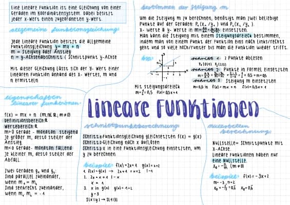 Know Lineare Funktionen/ Gleichungssysteme thumbnail