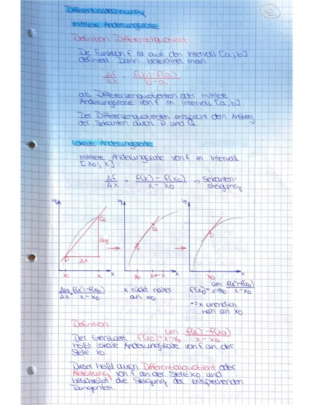 Differentialrechnung 