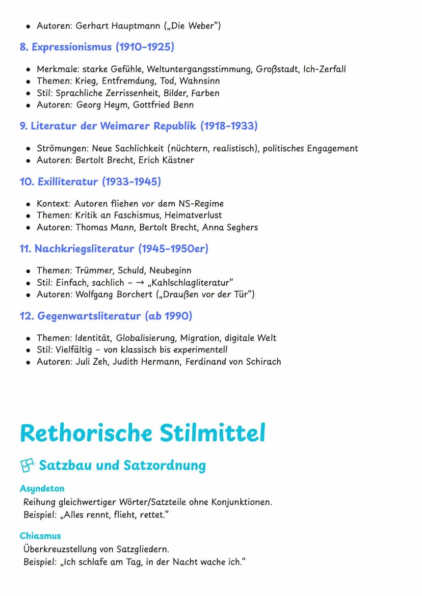 --- OCR Start ---
Schluss
Deutung/Interpretation zusammenfassen
Eigene Meinung / Bezug zur Gegenwart möglich
Wichtige Analyse-Punkte:
Wer sp
