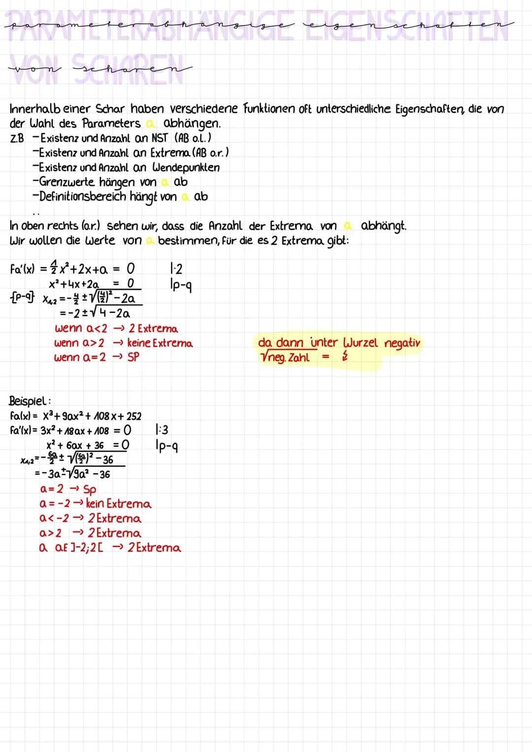 MERKE
Vielfachheit von Nullstellen
Wenn man von einer GRF n-ten Grades den Faktor (x-x₁) abspalten kann, dann ist xo k-fache Nullstelle.
Bed