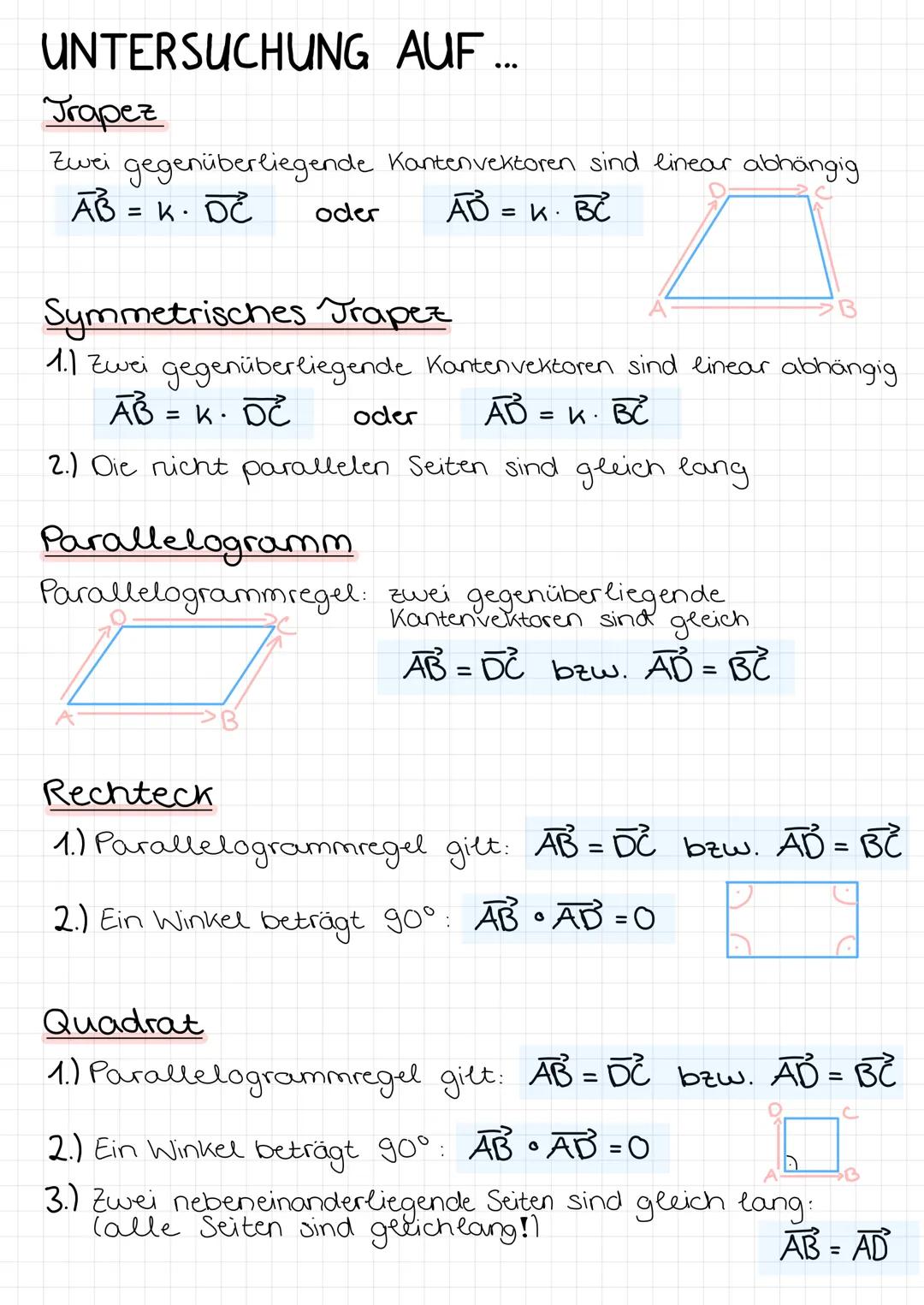 Analytische Geometrie
PUNKTE IM RAUM
=
VEKTOREN
Ein Vektor gibt eine Richtung bzw. Wegbeschreibung vor, wobei
es keinen festgelegten Start g