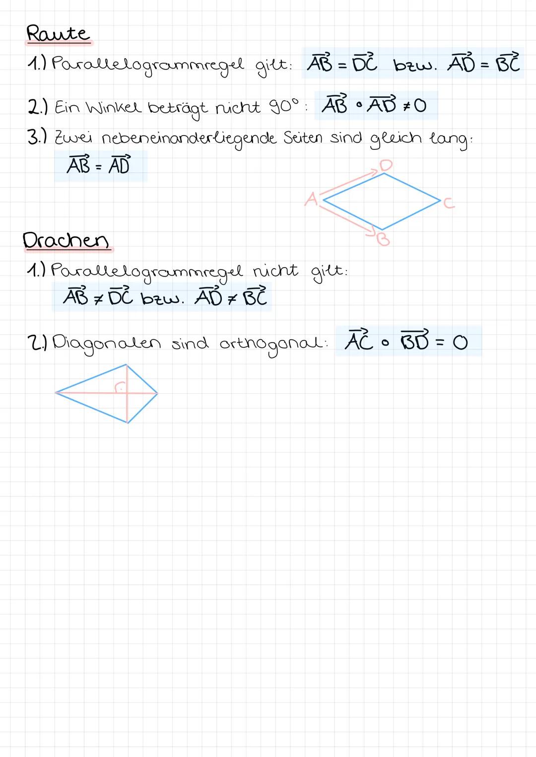 Analytische Geometrie
PUNKTE IM RAUM
=
VEKTOREN
Ein Vektor gibt eine Richtung bzw. Wegbeschreibung vor, wobei
es keinen festgelegten Start g