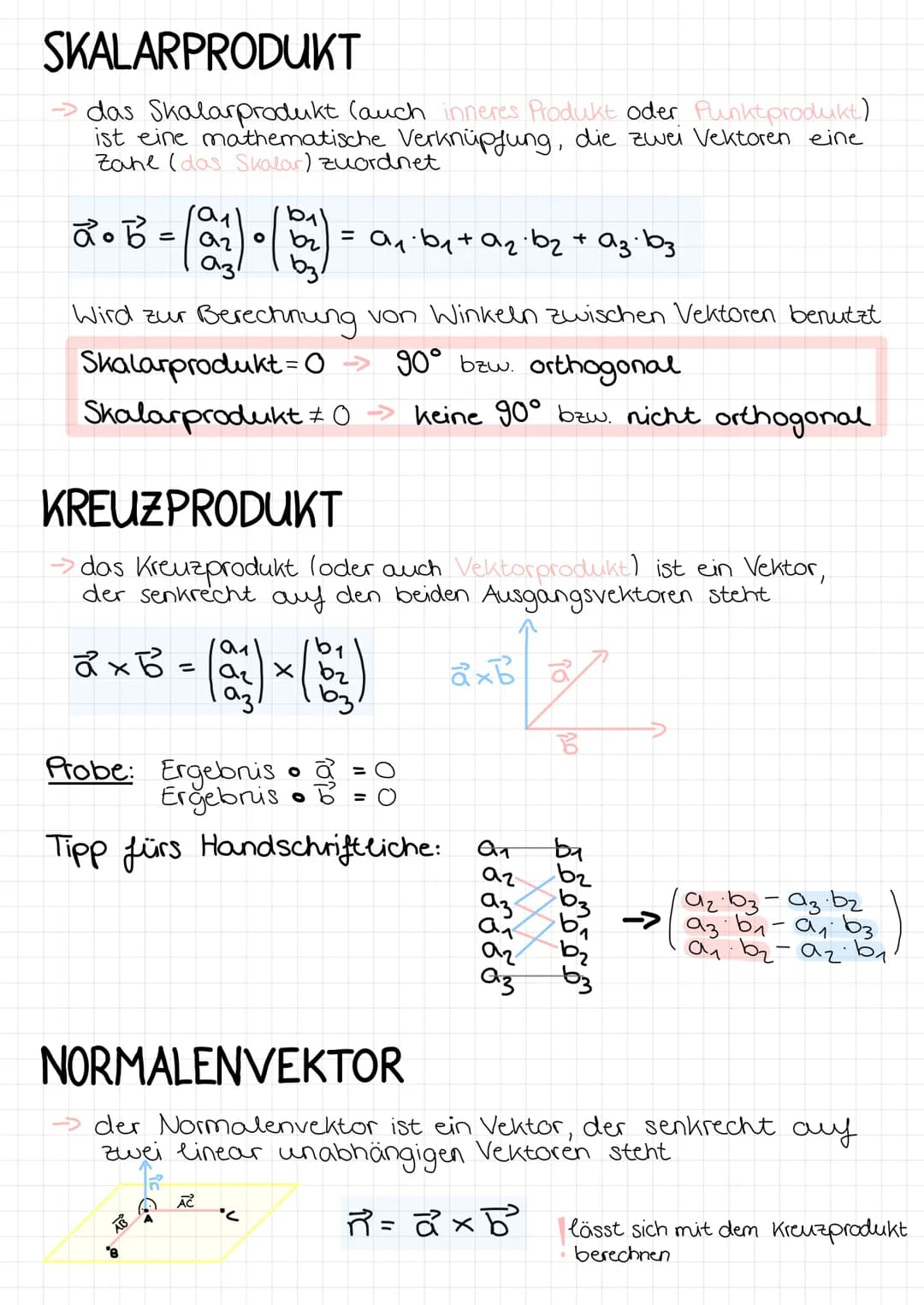 Analytische Geometrie
PUNKTE IM RAUM
=
VEKTOREN
Ein Vektor gibt eine Richtung bzw. Wegbeschreibung vor, wobei
es keinen festgelegten Start g