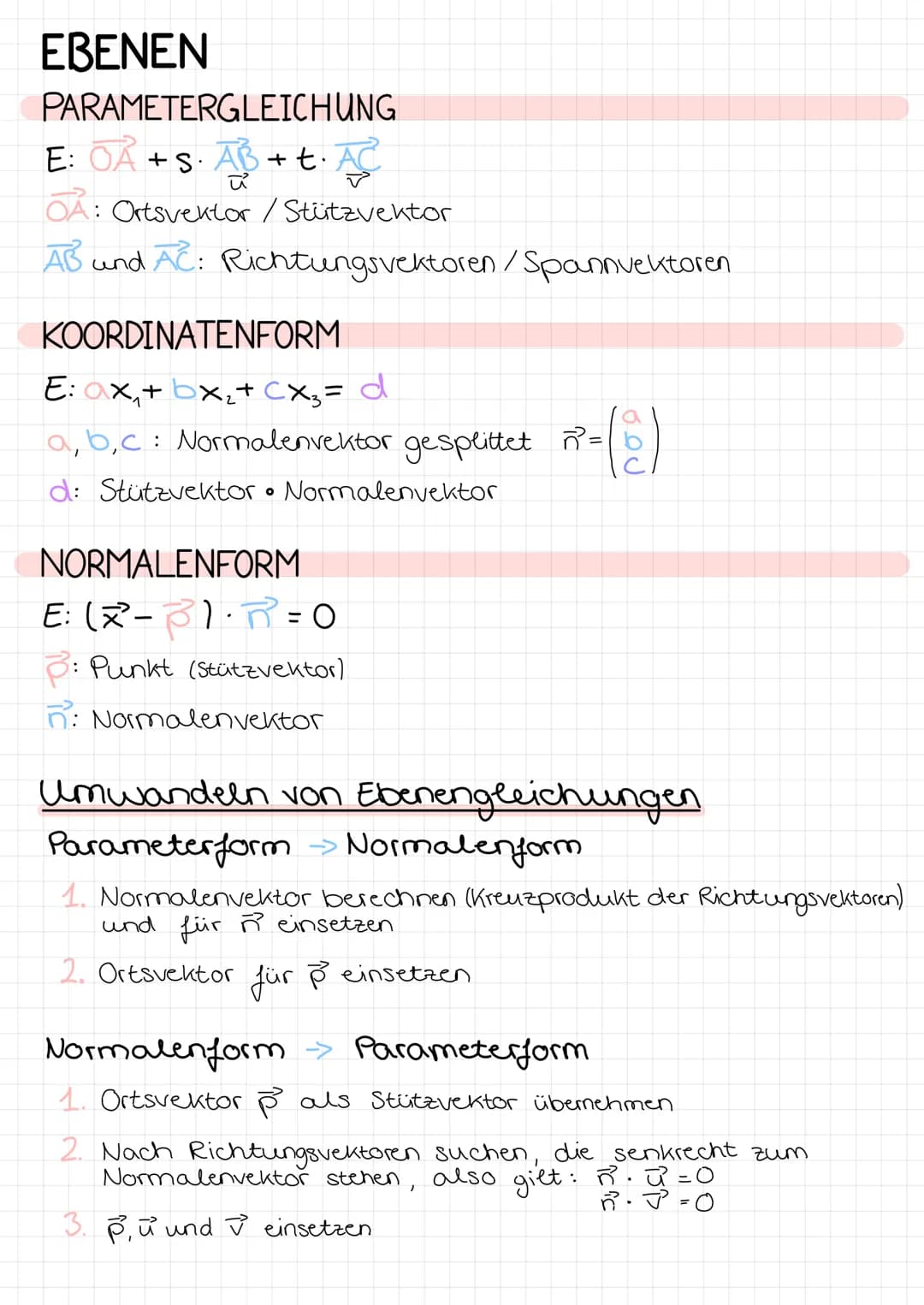 Analytische Geometrie
PUNKTE IM RAUM
=
VEKTOREN
Ein Vektor gibt eine Richtung bzw. Wegbeschreibung vor, wobei
es keinen festgelegten Start g