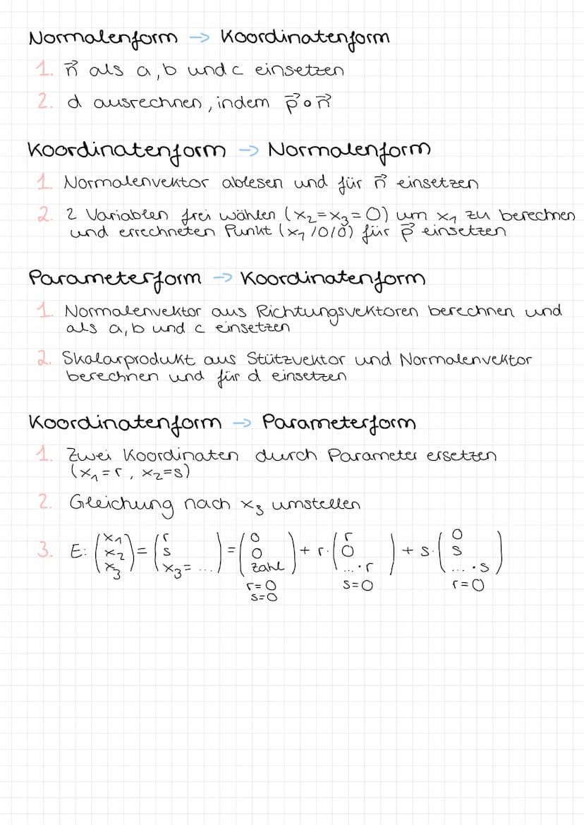 Analytische Geometrie
PUNKTE IM RAUM
=
VEKTOREN
Ein Vektor gibt eine Richtung bzw. Wegbeschreibung vor, wobei
es keinen festgelegten Start g
