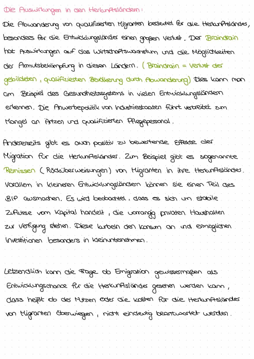 Migration in der EU
Was ist Migration ?
Migration ist eine Wanderung von Menschen, die mit einem Wechsel
des wohnsitzes verbunden ist
Ursach
